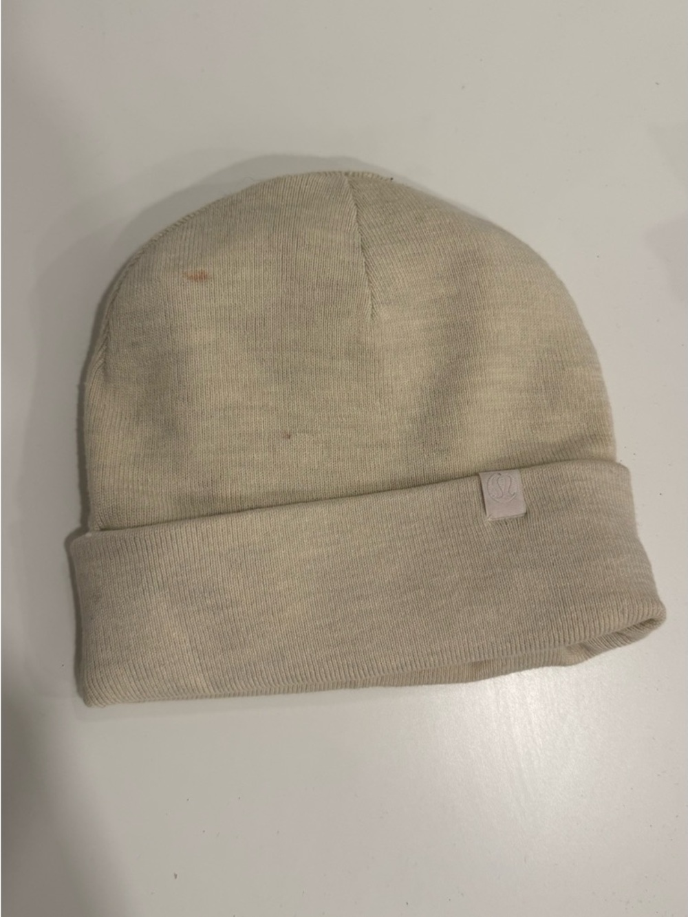 Lululemon Warm Revelation - Heathered Bone Neutral Beige Beanie Hat